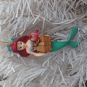 Ariel & Sebastian Little Mermaid Grolier Christmas Magic Disney Ornament NO BOX
